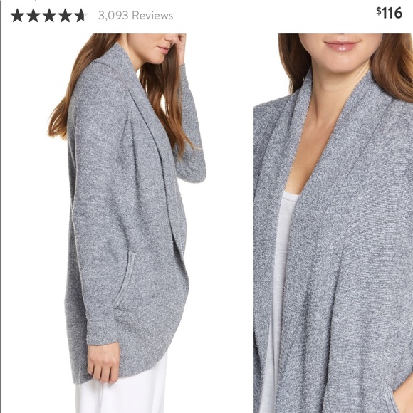 Barefoot Dreams CozyChic Lite Circle Cardigan - Picture 2 of 5